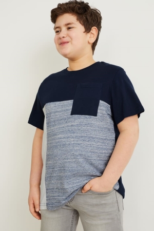 C&A Extended Sizes Multipack Of 6 Sleeve T-shirts Jungen Weiß | FQLHT-0147