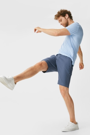 C&A Flex Coolmax® Ecomade Kurze Hose Herren Blau | YAHGF-0425