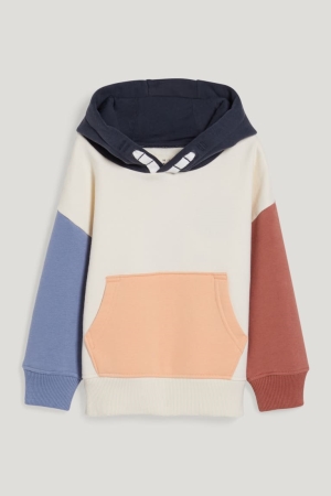 C&A Genderneutral Hoodie Mädchen Creme | BPVGH-6974