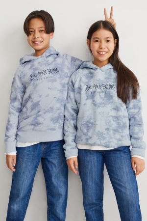 C&A Genderneutral Recycled Hoodie Mädchen Hellblau | FJEAR-4182