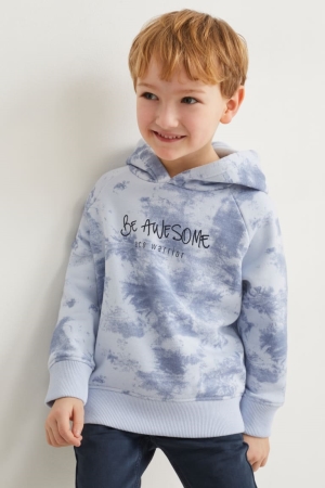 C&A Genderneutral Recycled Hoodie Mädchen Hellblau | QFACX-6327