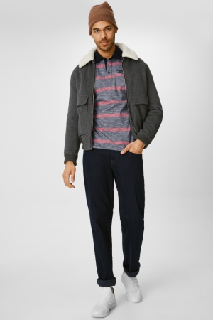 C&A Gerade Jeans Herren Blau Dunkelblau | VENGC-5438