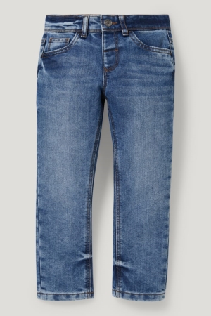 C&A Gerade Jeans Jungen Blau | RMNVY-0435