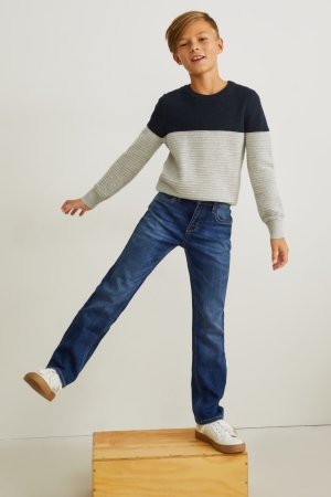C&A Gerade Jog Denim Jeans Jungen Blau | GERBX-3089