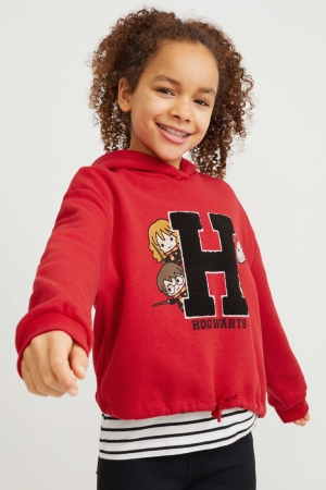 C&A Harry Potter Hoodie Mädchen Rot | SOAEX-5847