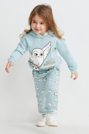 C&A Harry Potter Joggers Hosen Mädchen Mintfarben Grün | PJTQE-0543