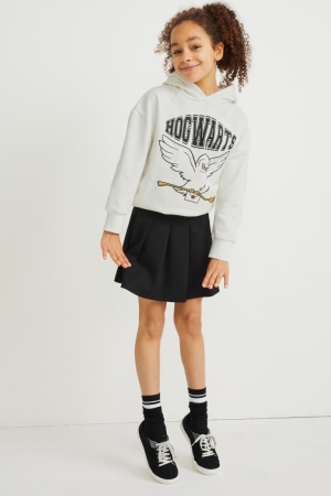 C&A Harry Potter Set And 2 Piece Hoodie Mädchen Schwarz Weiß | LZKPQ-2167