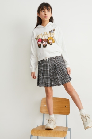 C&A Harry Potter Set And 2 Piece Röcke Mädchen Weiß Grau | FPWEV-5709