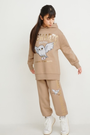 C&A Harry Potter Set And Joggers 2 Piece Hoodie Mädchen Beige | PKMFJ-7516
