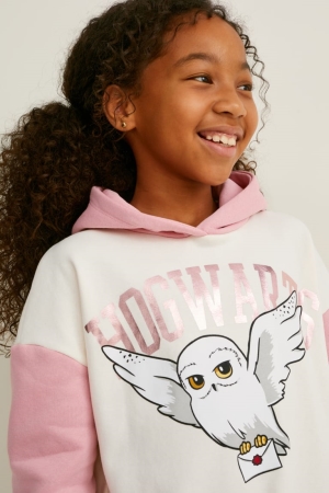 C&A Harry Potter Set And Leggings 2 Piece Hoodie Mädchen Schwarz Rosa | PULJH-7563