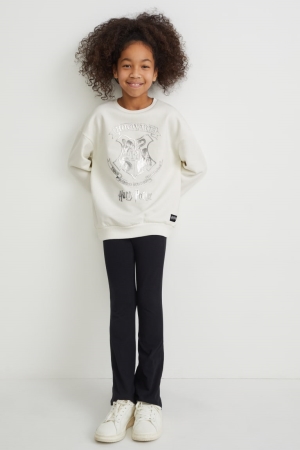 C&A Harry Potter Set And Leggings 2 Piece Sweatshirts Mädchen Schwarz Weiß | QNOEU-0634