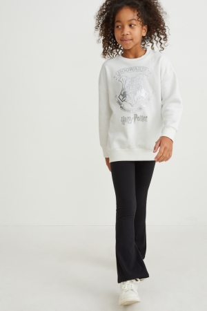 C&A Harry Potter Set And Leggings 2 Piece Sweatshirts Mädchen Weiß | UWYXC-5620