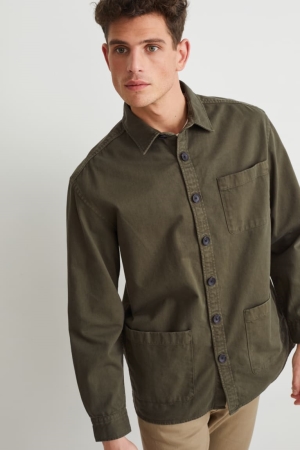 C&A Hemd Herren Khaki | TPBJK-9056