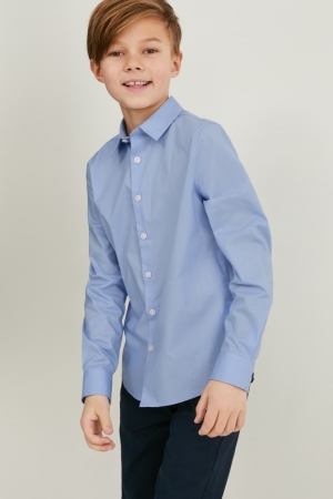 C&A Hemd Jungen Hellblau | NBPOJ-2365