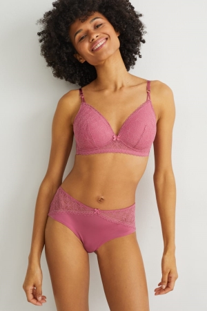 C&A Hipster Briefs Lycra® Unterwäsche Damen Rosa | IJYED-4281