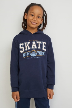 C&A Hoodie Mädchen Dunkelblau | YCPFV-2596