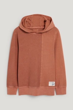 C&A Hoodie Mädchen Dunkelorange | YJMRU-8402