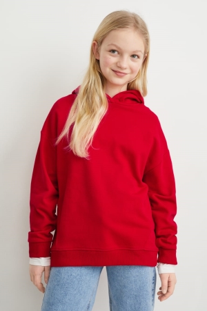 C&A Hoodie Mädchen Rot | PYBIQ-2346