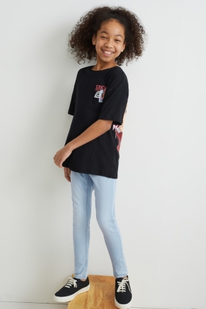 C&A Jegging Jeans Mädchen Blau Hellblau | CYJRV-8749