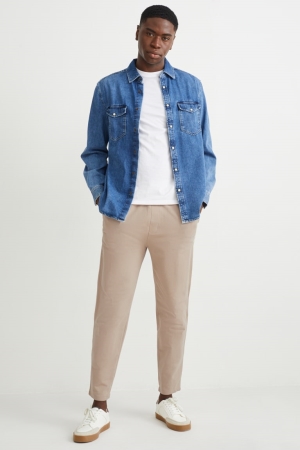 C&A Joggers Hosen Herren Beige | ENOTD-8965