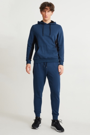C&A Joggers Hosen Herren Dunkelblau | STJWM-5804