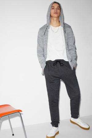 C&A Joggers Hosen Herren Dunkelgrau | WPNEI-2593