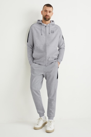 C&A Joggers Hosen Herren Hellgrau | APOCV-2584