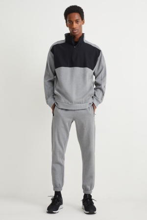 C&A Joggers Hosen Herren Hellgrau | EKTNL-5138