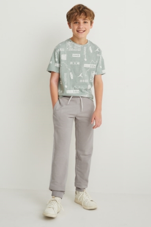 C&A Joggers Hosen Jungen Beige | WMKZV-1697