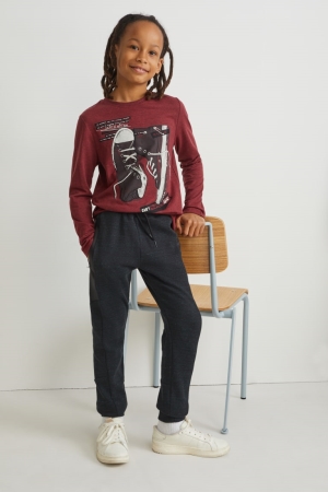C&A Joggers Hosen Jungen Dunkelblau | DBKUQ-2714