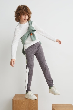 C&A Joggers Hosen Jungen Grau | GDCHV-3182