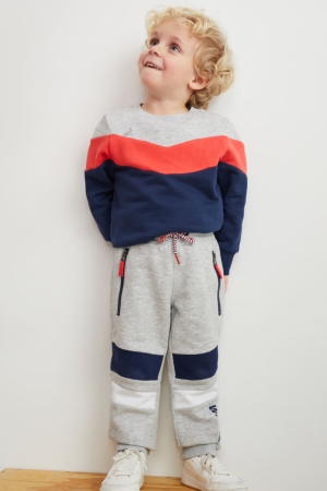 C&A Joggers Hosen Jungen Hellgrau | VONEH-1284