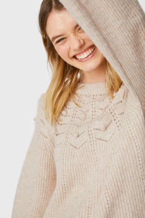 C&A Jumper Damen Beige | LOCXK-2570