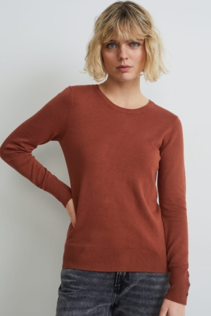 C&A Jumper Damen Braun | LORFS-1842