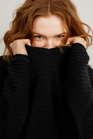 C&A Jumper Damen Schwarz | WQNZV-5802