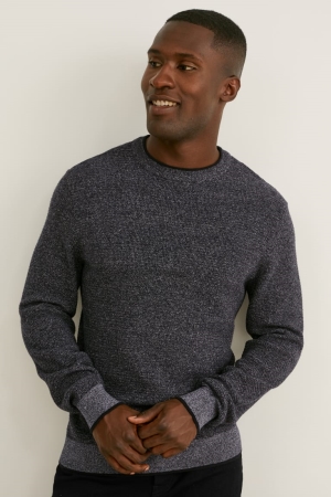 C&A Jumper Herren Dunkelblau | PQGAE-1674