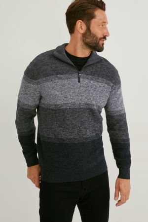 C&A Jumper Herren Grau | OINGS-1396