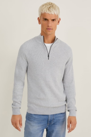 C&A Jumper Herren Hellgrau | PBDHZ-9412
