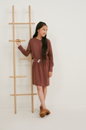 C&A Kleider Mädchen Braun | EADBL-3462