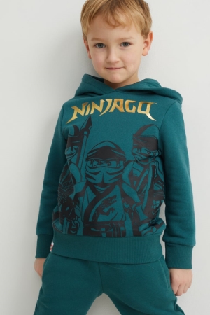 C&A Lego Ninjago Hoodie Mädchen Dunkeltürkis | AFOKC-4739