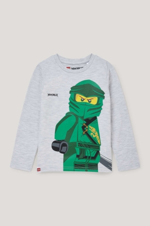 C&A Lego Ninjago Long Sleeve Oberteile Jungen Hellgrau | RCWNY-2546