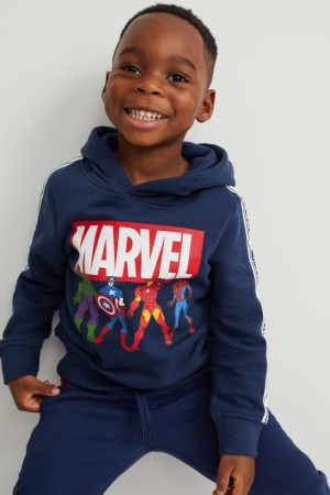 C&A Marvel Hoodie Mädchen Dunkelblau | DQPIY-3156