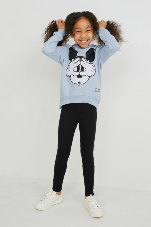 C&A Mickey Mouse Set And Leggings 2 Piece Hosen Mädchen Hellblau | GZDNU-4368