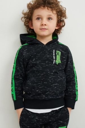 C&A Minecraft Hoodie Mädchen Dunkelgrau | YEHUL-4860