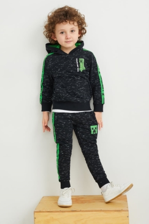 C&A Minecraft Joggers Hosen Jungen Dunkelgrau | AEGXL-7289