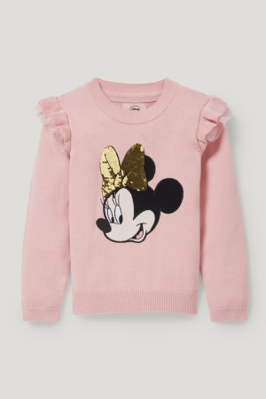 C&A Minnie Mouse Shiny Jumper Mädchen Rosa | IEAYO-1738