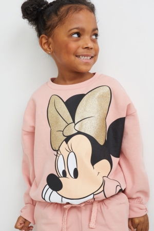 C&A Minnie Mouse Sweatshirts Mädchen Rosa | GLBQV-7385