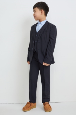 C&A Mix-and-match Stretch Lycra® Recycled Hosen Jungen Dunkelblau | BTSJF-3419