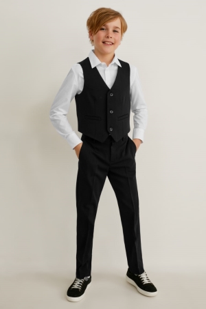 C&A Mix-and-match Suit Hosen Jungen Schwarz | ZULQG-3802