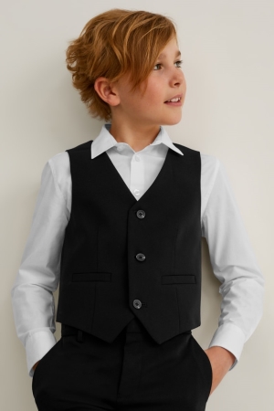 C&A Mix-and-match Suit Waistcoat Jacke Mädchen Schwarz | AQDVT-8564